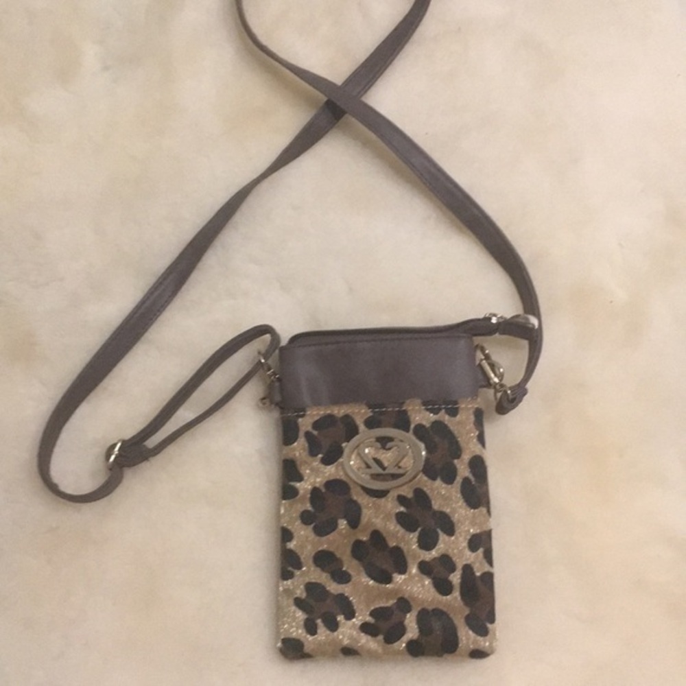 NWOT Brown Crossbody Bag.